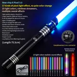 Bulk 15-color pixel lightsaber - MOQ 36