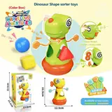 Bulk Dinosaur Shape Sorter Toys - MOQ 144