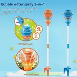 Bulk 2 in 1 water spray & bubble machine, (battery included) - MOQ 36