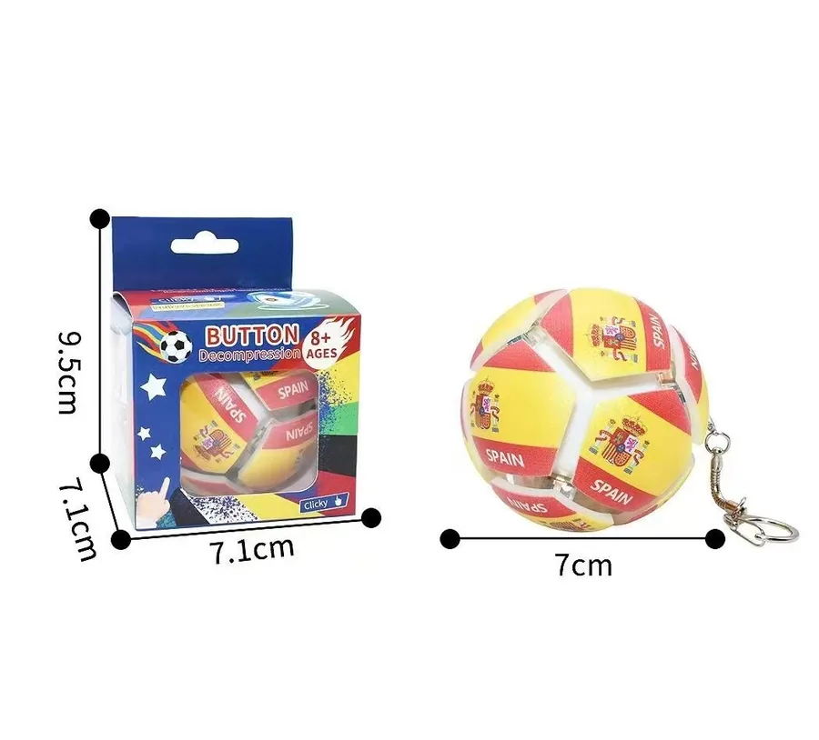 Bulk Button decompression football - MOQ 1080