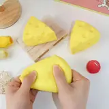Bulk Squeeze and Squish Fun: Stress-Relief Toys (Flour & Cheese), 12-Piece Display Box (Pretend Play Toys - MOQ 864