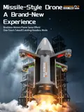 Bulk Brushless motor folding RC spray rocket with camera - MOQ 36
