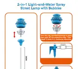 Bulk 2 in 1 water spray & bubble machine, (battery included) - MOQ 36