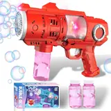 Bulk 20 Hole Electric Bubble Gun with Light - MOQ 144