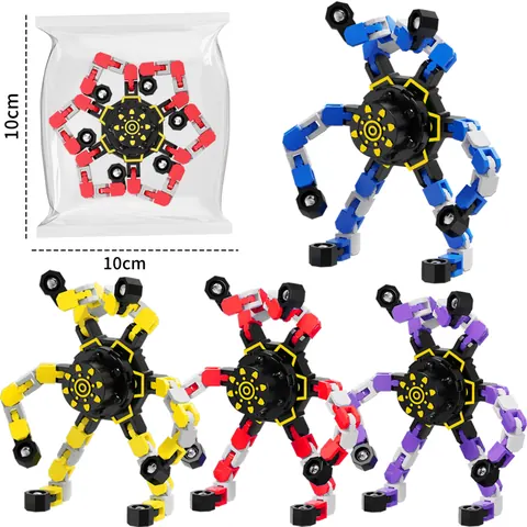 Brain-teaser toys, finger spinners, mechanical spinners