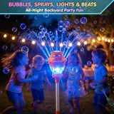 Bulk 2 in 1 water spray & bubble machine, (battery included) - MOQ 36
