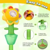 Bulk Sunflower Bubble Maker with Lights - MOQ 30