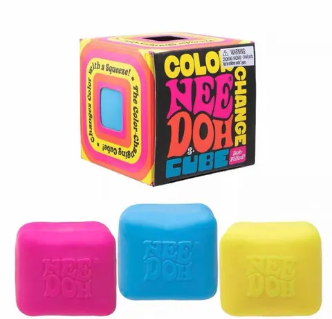 Flour Cubes Squeeze Toy, Colorful Cubes Squeeze Toy