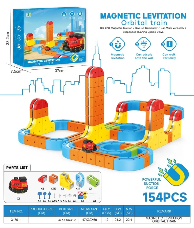 Bulk Multi-functional Magnetic Track Car / 150 PCS - MOQ 36