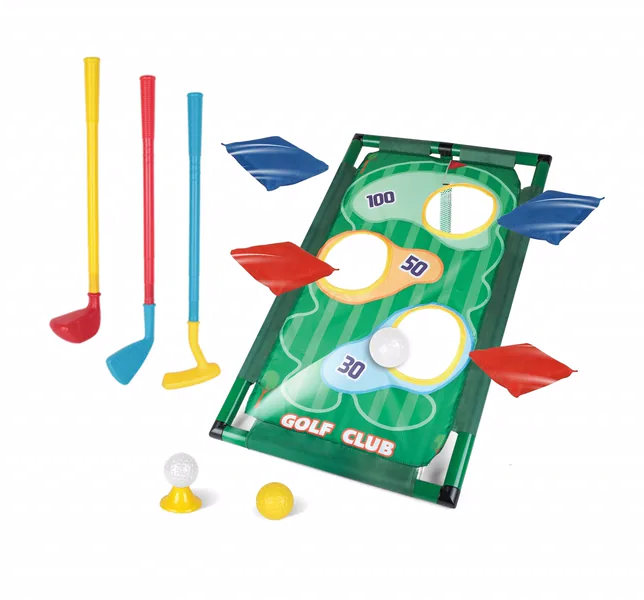 CPS304913 Factory Price 2 in 1 Kids Golf Toss Game Toy With Sandbag Ra