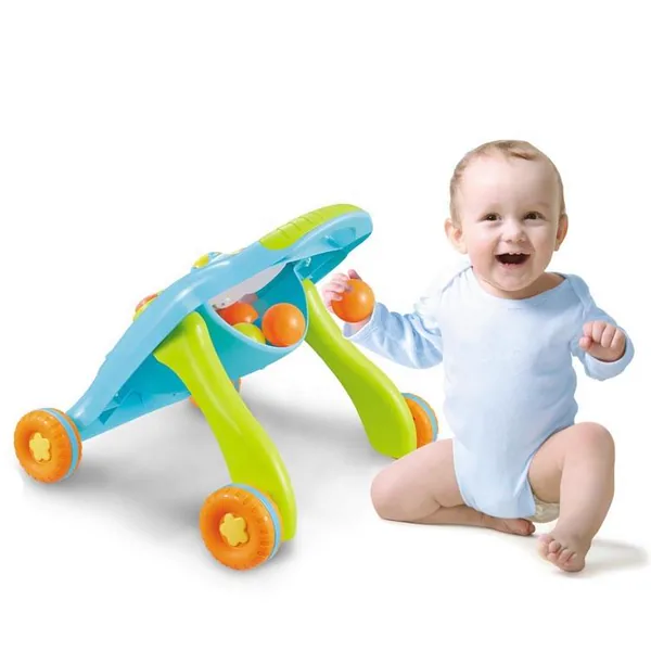 Hot Selling Plastic Baby Walker with Music & Educational Toys for Tummy Time Ages 0-24 Months