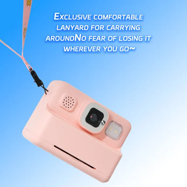 Kids Camera Instant Print Instant Cameras That Print Photos,Christmas Birthday Gifts for Girls Age 3-12 Portable Toy view 3