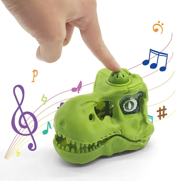 Portable Pull Back Dinosaur Car Storage Toy Carrier With Light &Music for Kids Dinosaur Truck With 2pcs Mini Car