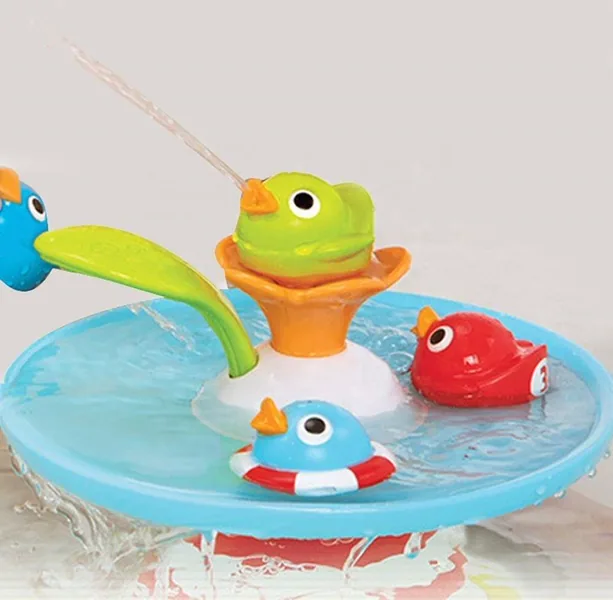 Baby Bath Toys Floating Kid Bath Toys Sprinkler Duck Toys Musical Shower Play Set for Kids view 6
