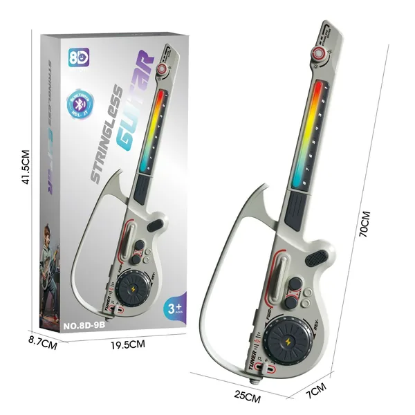 Multifunctional Foldable Travel Guitar with Quick-Learn ABS Material for Beginners-Musical Toy for Kids Cps COLOUR BOX Packaging view 8