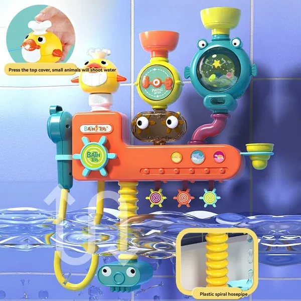 Kid Bath Toy Animal Water Spray Bathroom Toys Waterfall Shower Bath Toys for Kids view 3