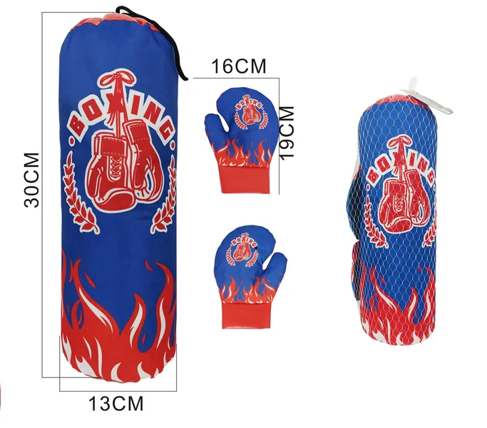 Wholesale New Boxing Set Boxing Bag and Gloves Summer Indoor Outdoor Sport Toy for Kids view 4