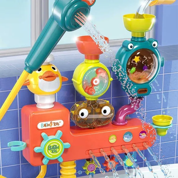 Kid Bath Toy Animal Water Spray Bathroom Toys Waterfall Shower Bath Toys for Kids view 5