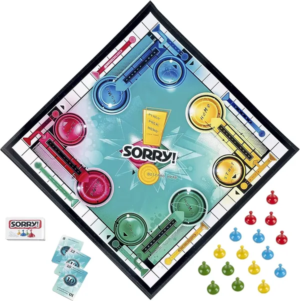 Plastic Paper Board Game Card Set Family Party Card Game for Kids Adults Ages 3 Plus view 3