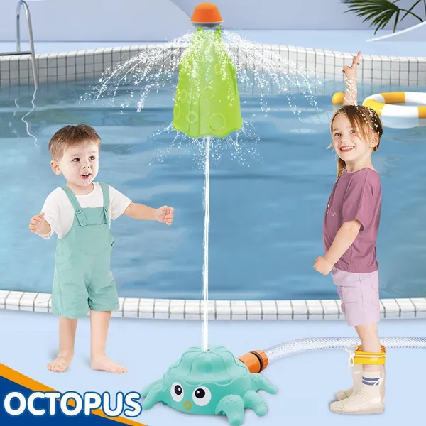 Kid Bath Toy Summer Outdoor Game Toys 360 Degree Rotation Garden Air Lift Off Water Spray Sprinkler Toys for Kids view 4