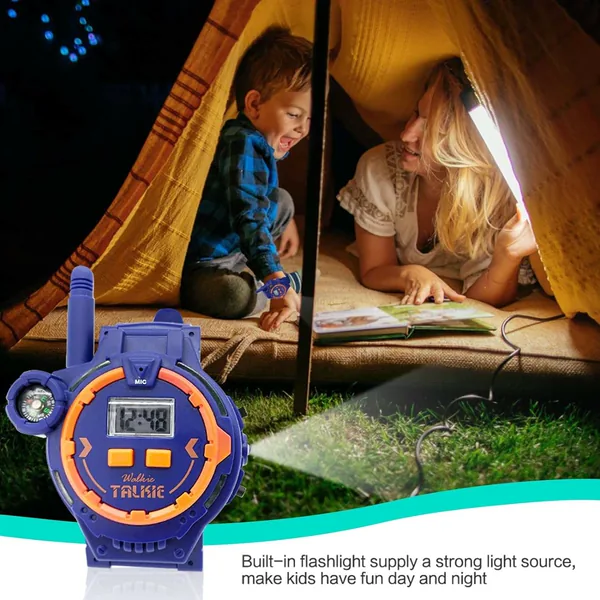 Rechargeable Walkie Talkie for Kid Two-Way Radio Walkie Talky with Flashlight Children Outdoor Game Interphone Toys view 3