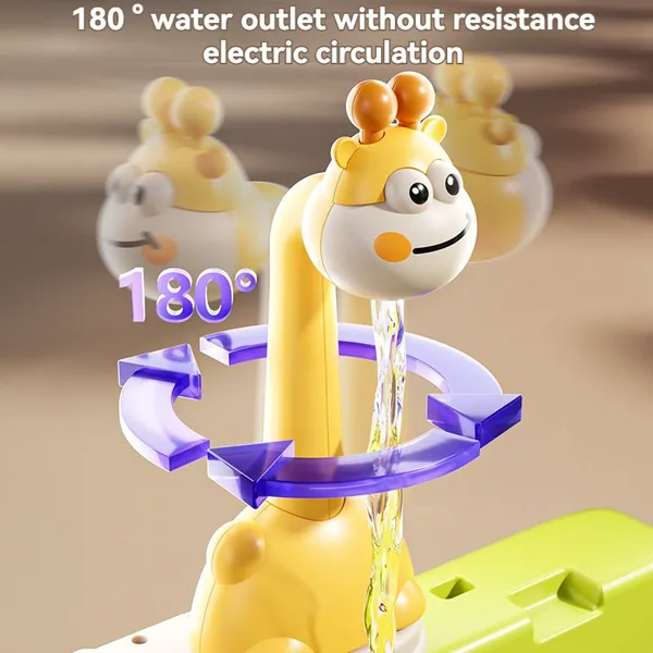 Educational Children's Electric Dishwasher Pretend Play Water-Recirculating Multi-Functional Water Toy view 3
