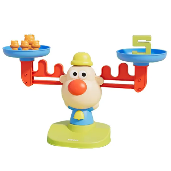 Christmas Gift Reindeer Balance Counting Cool Math Games STEM Toys for 3 4 5 Year Olds Cool Math Educational Kindergarten view 2