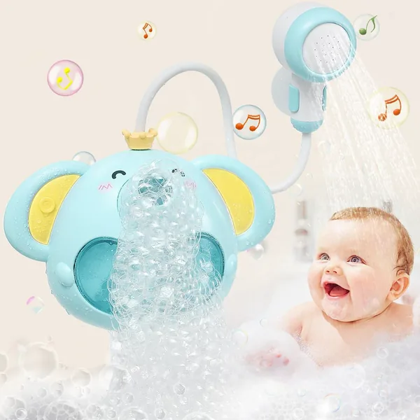 Bath Bubble Machine Baby Elephant Bubble Bath Toy Maker for the Bathtub