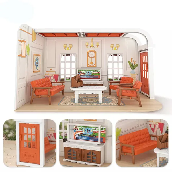 Diary Diy House Toy Kids Educational Toys Wholesale Miniature Furniture TOYS Diary DIY House Kit for Kids Gift view 6