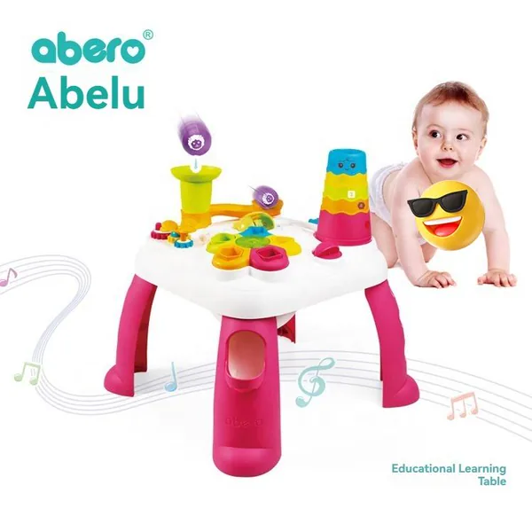 Electric Function Developing Educational Toy Baby Learning Game Table Busy Board with Music view 4
