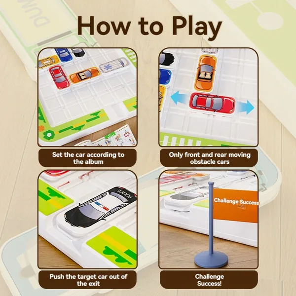 NEW Educational Toy Parking Lot Games and Puzzles Toys Learning Game for Kids view 5