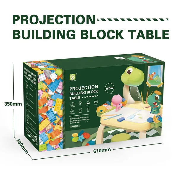 Dinosaur Projection Block & Model Building Block Tables Toys Sets view 5