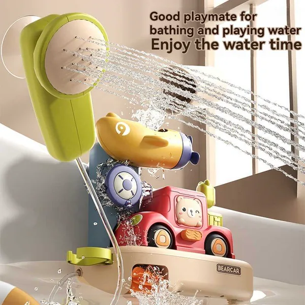 Kid Bath Toy Automatic Bubbles Maker Bathtub Bubble Bath Toys with Shower Head for Kids view 2