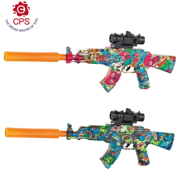 Kids Soft Bullet Toy Gun AK47 M416 MP5 SCAR Foam Blaster Plastic Shooting Toy for Boys and Girls view 2