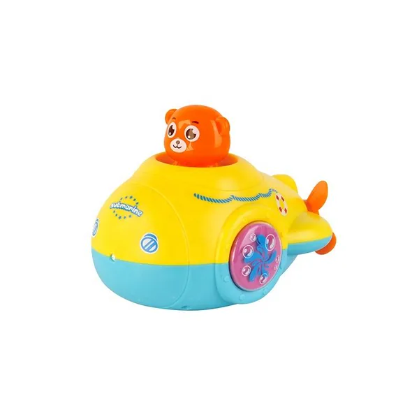 Kid Bath Toy Summer Bathing Toy Bathroom Water Spray Floating Boat Submarine Swimming Bath Toy for Kids view 2