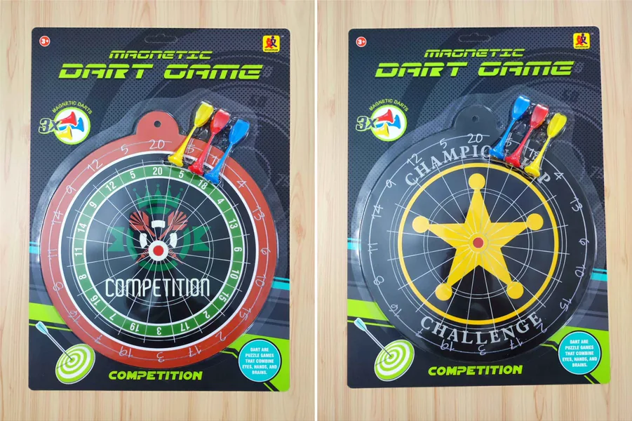 2024 New Design Indoor Magnetic Dart Board Toy Plastic Dart Throwing Game for Kids Party view 3