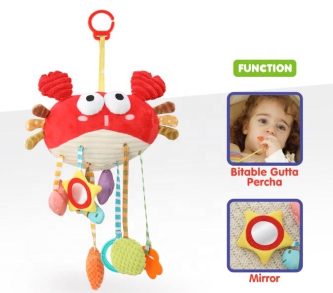Baby Educational Toys Montessori Soft Cloth Cube Fabric Sensory Activity Cloth Block for Kids