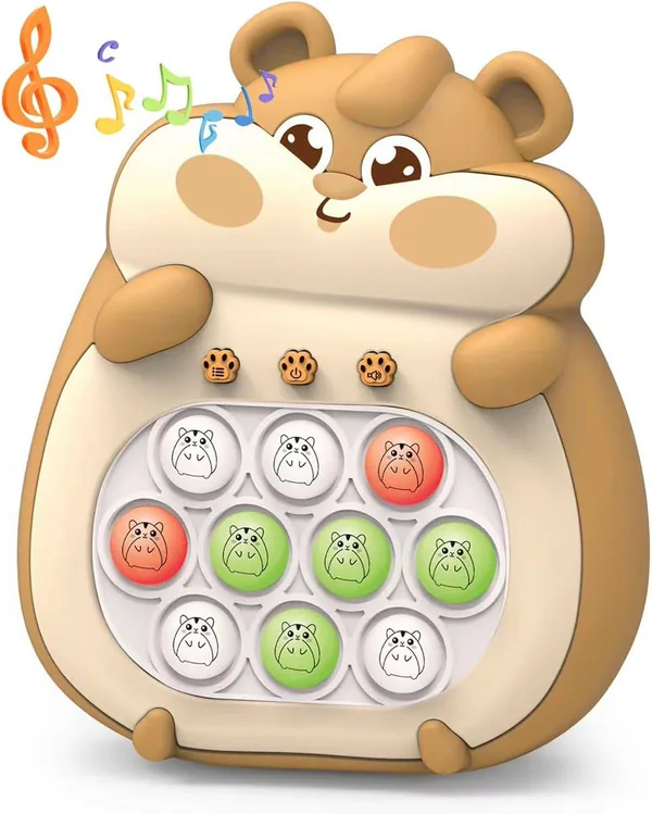 New Factory Price Quicks Pop Bubble Electronic Whack a Mole Relieve Stress Console Sensory Fast Push Puzzle Game for Kids view 2