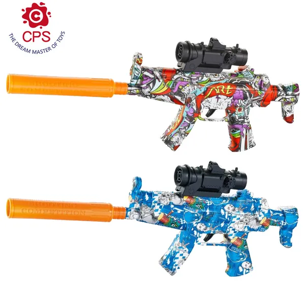 Kids Soft Bullet Toy Gun AK47 M416 MP5 SCAR Foam Blaster Plastic Shooting Toy for Boys and Girls view 6