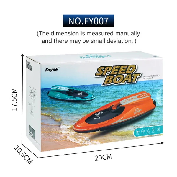 High-Speed 2.4G RC Boat for Adults Large Racing Remote Control Boat with Ligh-up Toys and Charger Included view 6