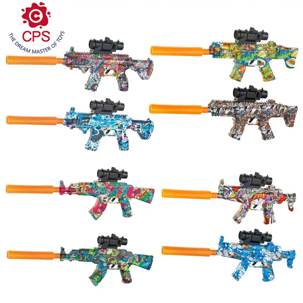 Kids Soft Bullet Toy Gun AK47 M416 MP5 SCAR Foam Blaster Plastic Shooting Toy for Boys and Girls