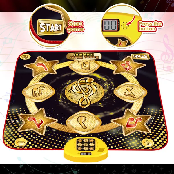 Kids Toys Dance Mat Game Dancing Game Pad Dance Pad view 4