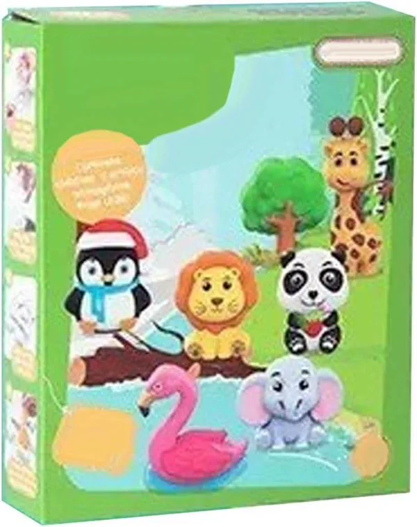 DIY Dinosaur Painting Kit for Kids Plaster Painting Figurine Pretend Play Toy Animals Sculpture Pigments Toy view 4
