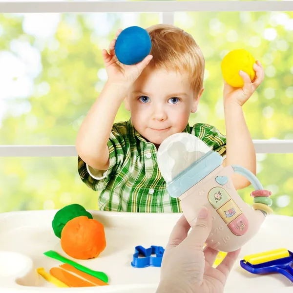 Story Machine Musical Toys Cute Baby Bottle Light-up Toy Feeding Bottle Toy with Music Newborn Rattle view 5