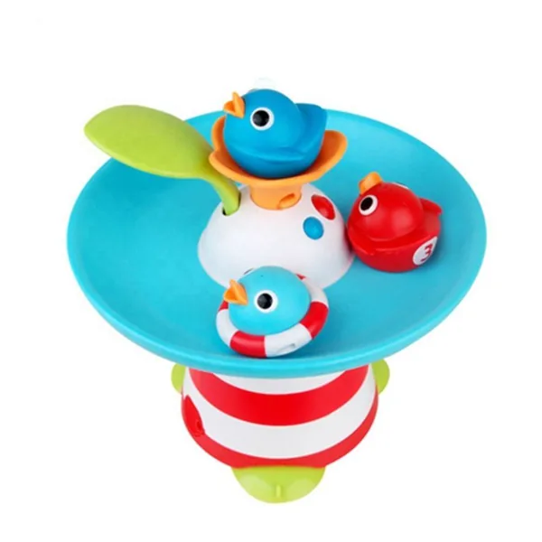 Baby Bath Toys Floating Kid Bath Toys Sprinkler Duck Toys Musical Shower Play Set for Kids view 3
