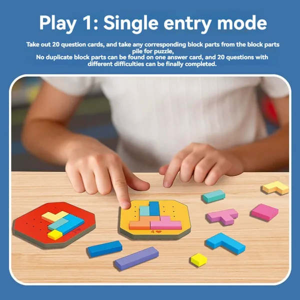 CPS 120pcs Educational Matching Puzzle Table Games Logic Thinking Toys view 3