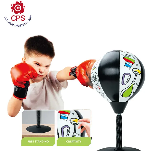 Wholesale New Design Sport Toy Boxing Set DIY Stress Relief Ball Summer Toys Indoor Outdoor Toy for Kids view 2