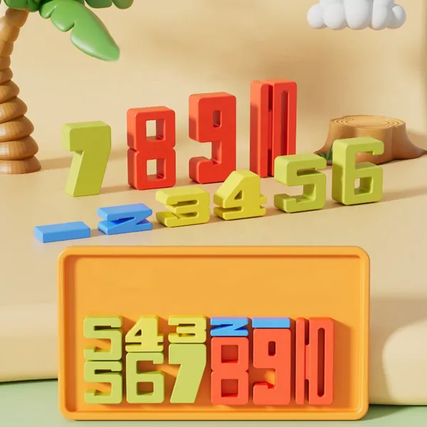 Christmas Gift Reindeer Balance Counting Cool Math Games STEM Toys for 3 4 5 Year Olds Cool Math Educational Kindergarten view 4