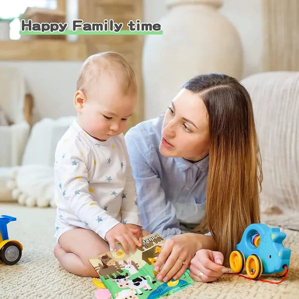 Soft Basy Baby Book Touch and Feel Baby Books Baby Memory Toys Sensory Learning Stroller Shower Funny Toys view 5