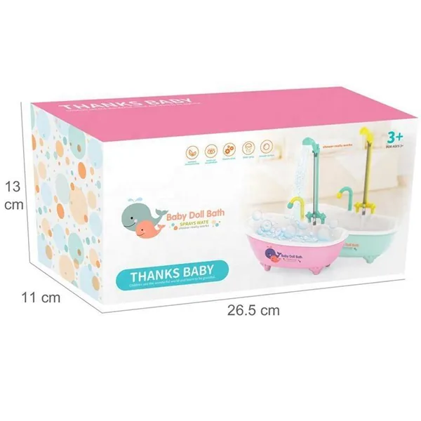 Kid Bath Toy Pretend Doll Toy Water Game Electric Shower Bathtub Kid Bath Toy for Kids view 4